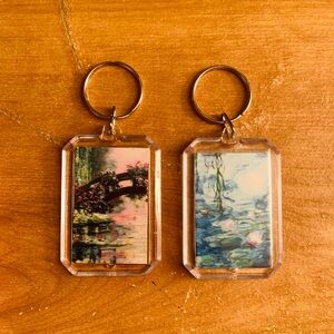 Clear Acrylic Keychain By Monet 🎨🌷